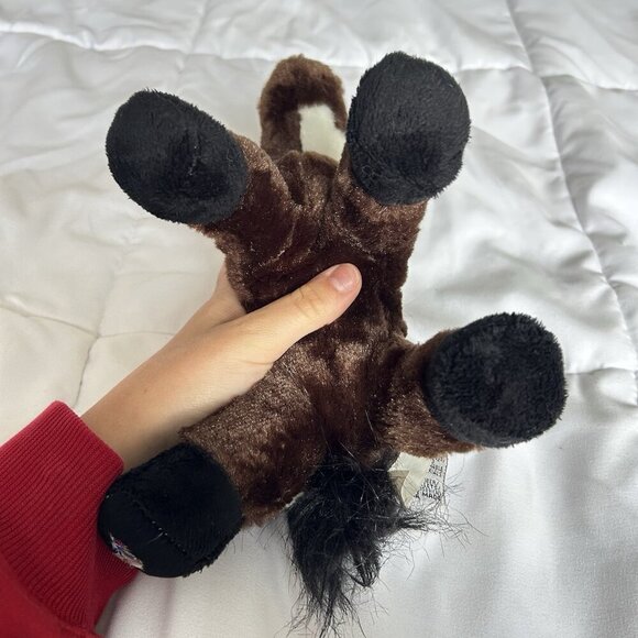 Ganz Webkinz HM147 Pinto Horse Plush Stuffed Animal Brown White Y2K - NO CODE - Picture 9 of 10